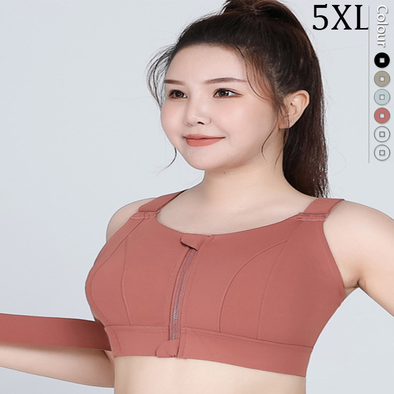 Breathable Plus Size Sports Bra Women Fitness Cross Strap Sweat Wicking